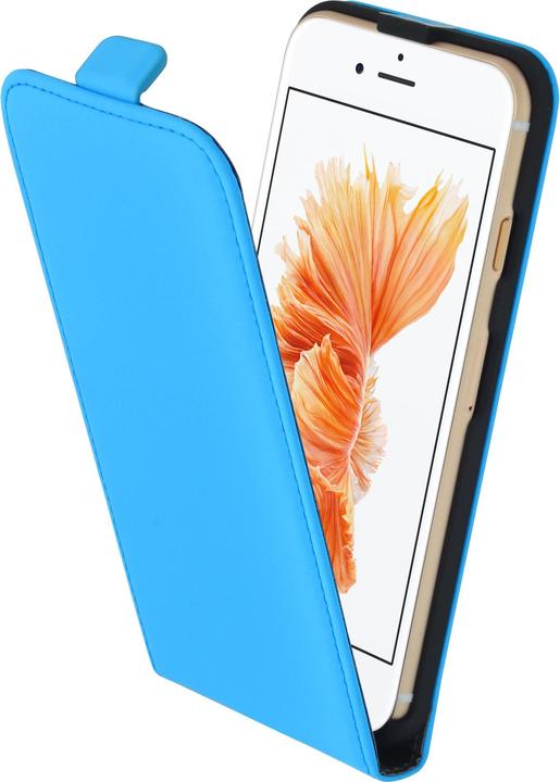 Actual product image Mobiparts Premium Flip Case Apple iPhone 7/8/SE (2020/2022) Light Blue (Apple iPhone SE (3rd Gen), Apple iPhone SE (2nd Gen), Apple iPhone 8, Apple iPhone 7)
