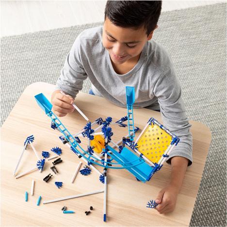 Productafbeelding K'Nex Knikkerbaan met motor, 504 stuks.