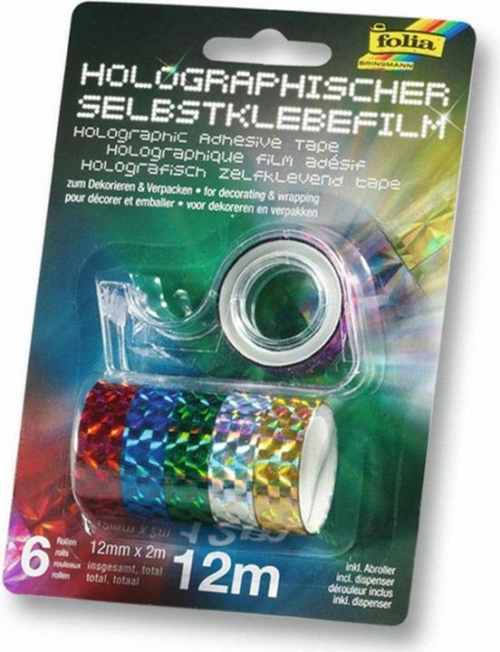 Folia Holographic self-adhesive film (12 mm)