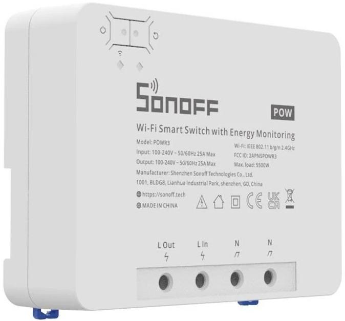 Actual product image Sonoff POWR3 (Switch actuator)