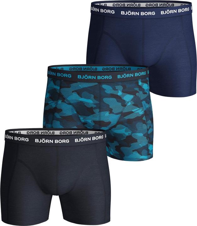 Produktbild Björn Borg Cotton Stretch Boxer Trunks 3P (M, 3er Pack)