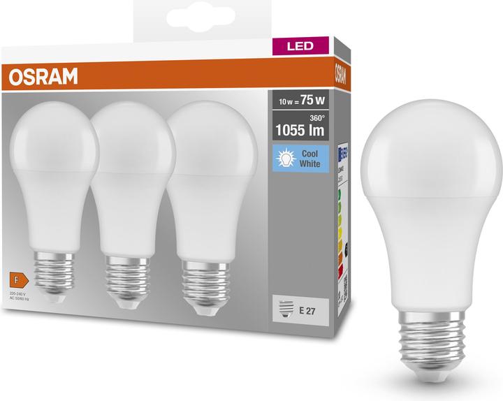 Immagine prodotto Osram Forma del bulbo (E27, 10.50 W, 1060 lm, 3 x, F)