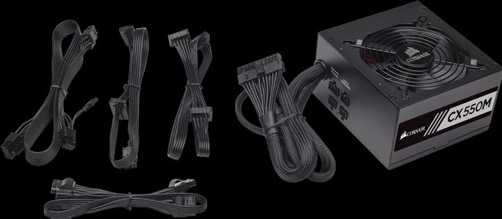 Actual product image Corsair Cx550m (550 W)