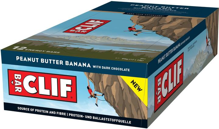 Immagine prodotto Clif Bar Barretta energetica (Banana, Cioccolato fondente, Burro di Arachidi, 12 pz., 816 g)