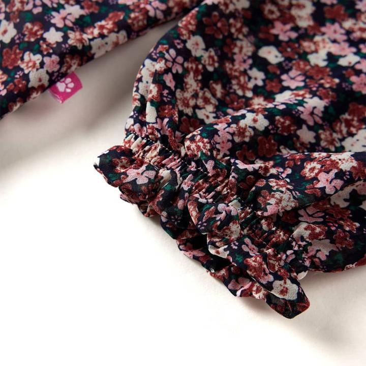 Immagine prodotto VidaXL Camicetta a maniche lunghe per bambini rosa scuro 104,Materiale: 100 (104)