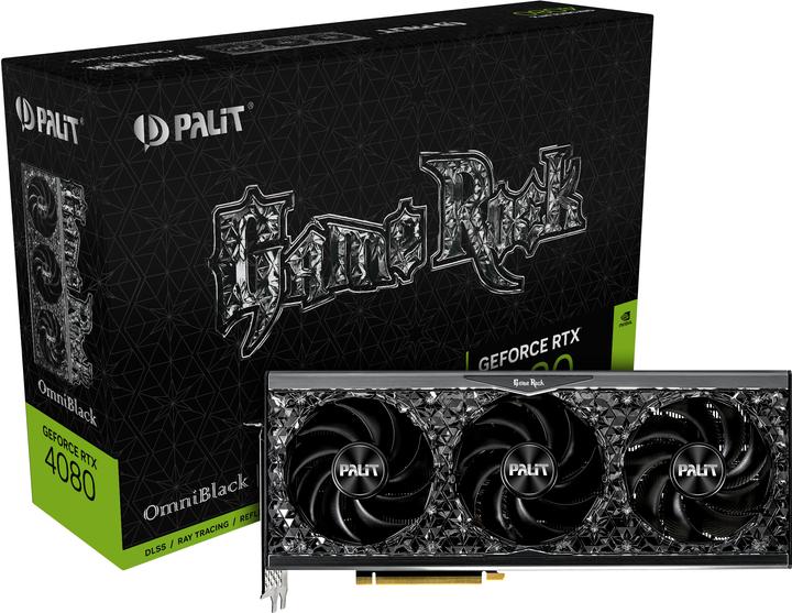 Actual product image Palit GeForce RTX 4080 GameRock OmniBlack 16GB (16 GB)