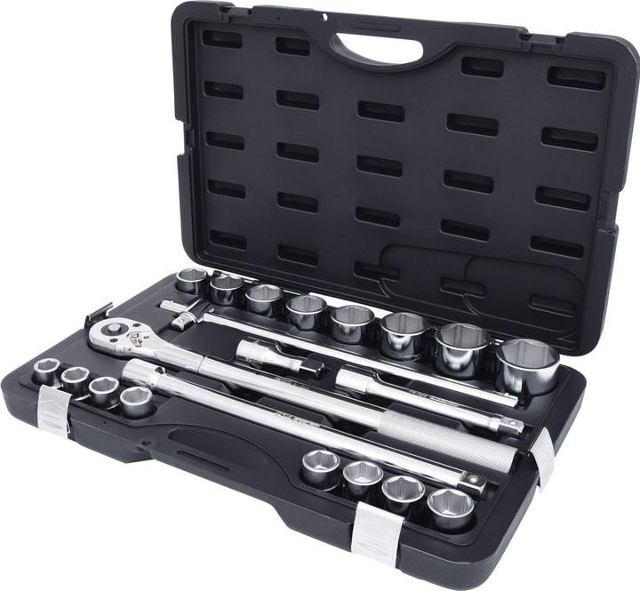 Produktbild KS Tools Steckschlüssel- Satz (32 mm, 19 mm, 24 mm, 50 mm, 41 mm, 22 mm, 23 mm, 21 mm, 27 mm, 35 mm, 46 mm, 26 mm, 30 mm, 38 mm, 29 mm, 36 mm)