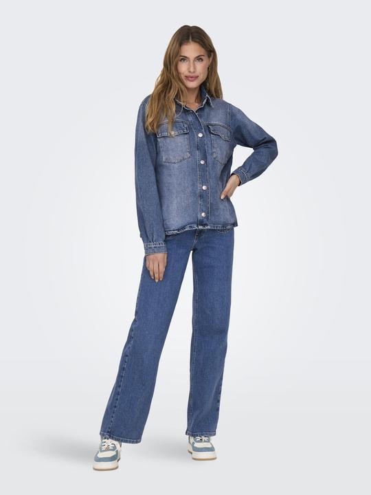Actual product image Only ONLJUICY Hohe Taille Weiter Beinschnitt Jeans Jeans mit weitem Bein (W31/L32)