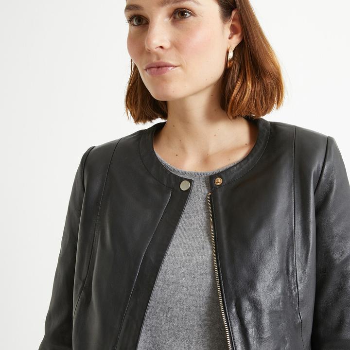 Immagine prodotto Anne Weyburn Blouson corto in pelle di pecora (34)