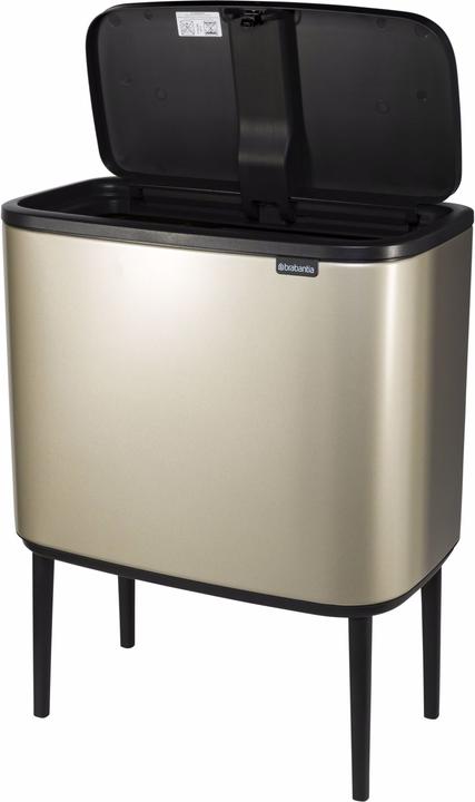 Productafbeelding Brabantia Prullenbak Bo Touch Bin Champagne, 3 x 11 L (33 l)