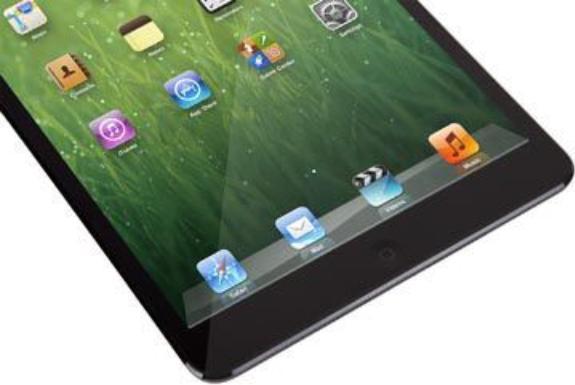 Produktbild Moshi iVisor XT Bildschirmschutz für iPad mini/Retina/3 Schwarzer Rahmen (1 Stück, iPad mini)