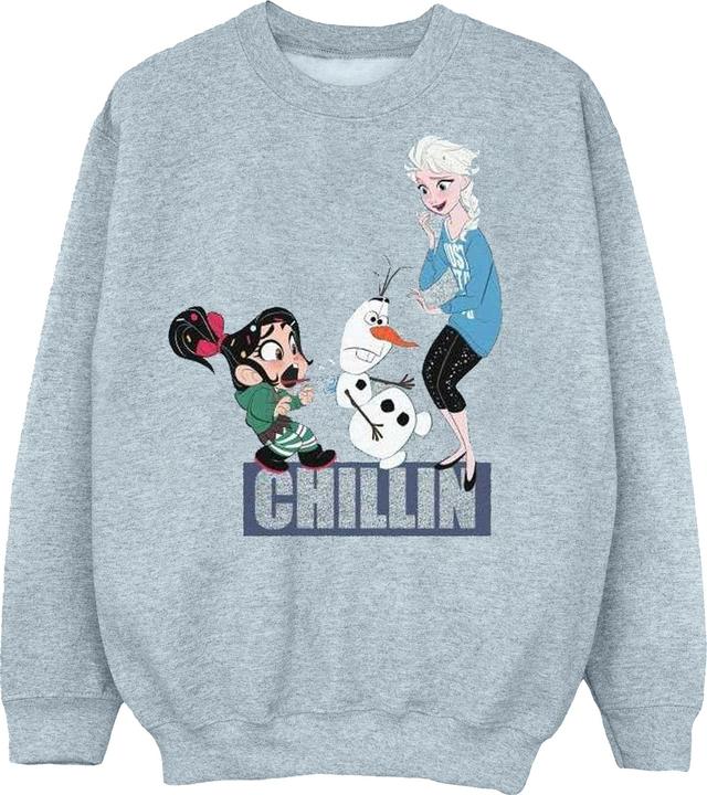 Disney Wreck It Ralph Elsa And Vanellope Sweatshirt Mädchen (140, 146)