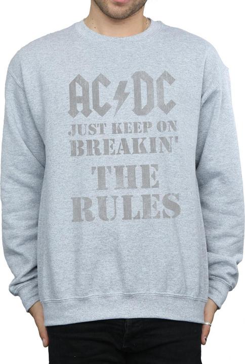 Produktbild AC/DC Just Keep On Breaking The Rules Sweatshirt aus Baumwolle (M)