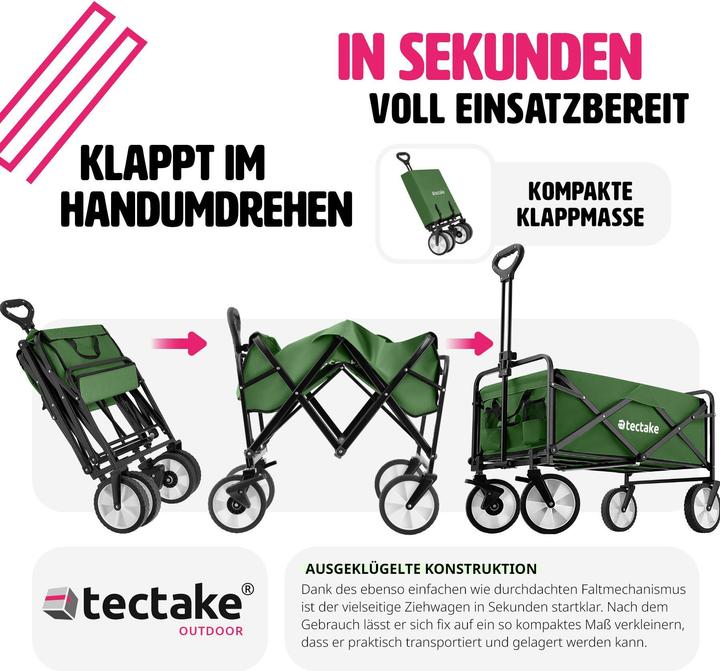 Image du produit tectake Chariot à main pliable | capacité de 80 kg