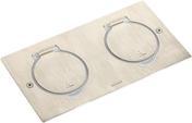 Immagine prodotto Legrand Presa doppia rettangolare Inox (089702) (Accessori per cavi)