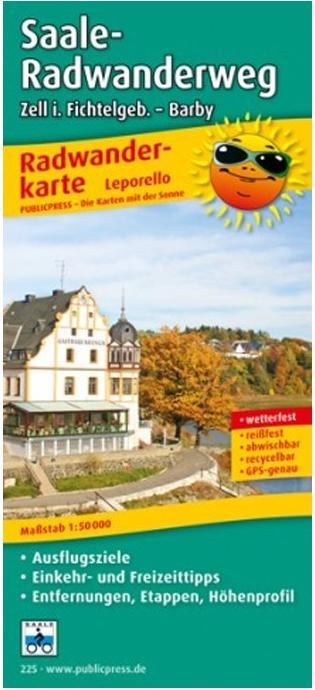 Produktbild Radwanderkarte Saale