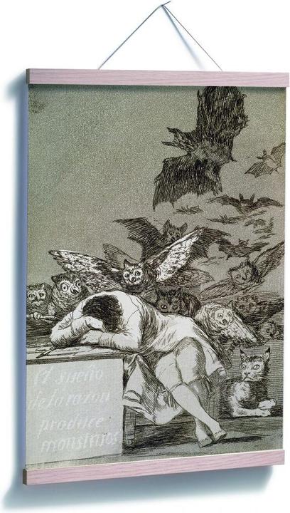 Produktbild Trenddeko de Goya - Der Schlaf der Vernunft gebiert Ungeheuer (40 x 60 cm)