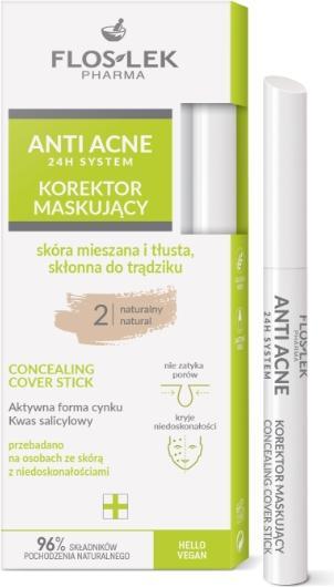 Actual product image Floslek Anti-Acne 24H System Masking Concealer Natural 2 1.33G