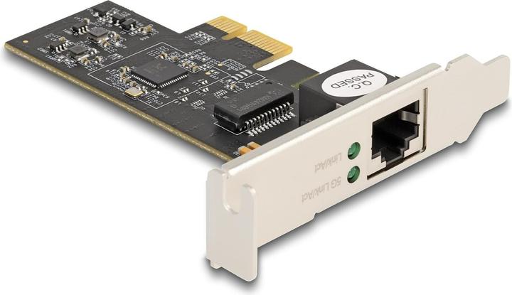 Image du produit Delock Carte PCI Express x1 vers 1 x RJ45 5 Gigabit LAN RTL812 (PCI-E x1)