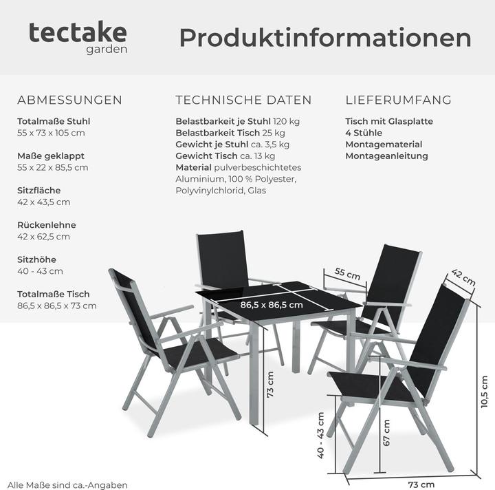 Actual product image tectake Seating group (86.50 cm)