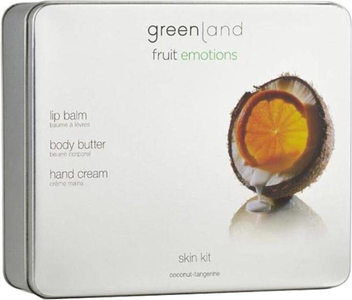 Actual product image Greenland Coconut Mandarin Creamy Body Butter, Fragrant Lip Balm & Hand Cream Alcohol-Free (Body cream)