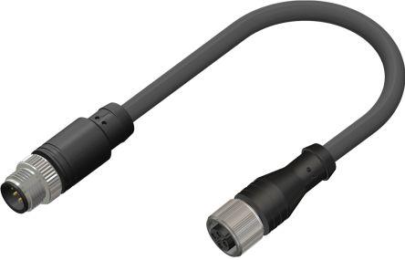 Produktbild Rs Pro konfektioniertes Sensorkabel 4-adrig Buchse gerade / M12 Stecker gerade, Länge 10m