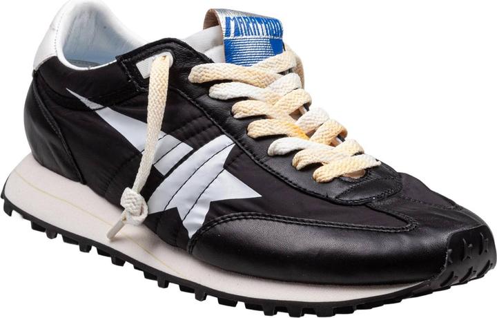 Actual product image Golden Goose sneakers running in pelle e nylon colore nero (43)