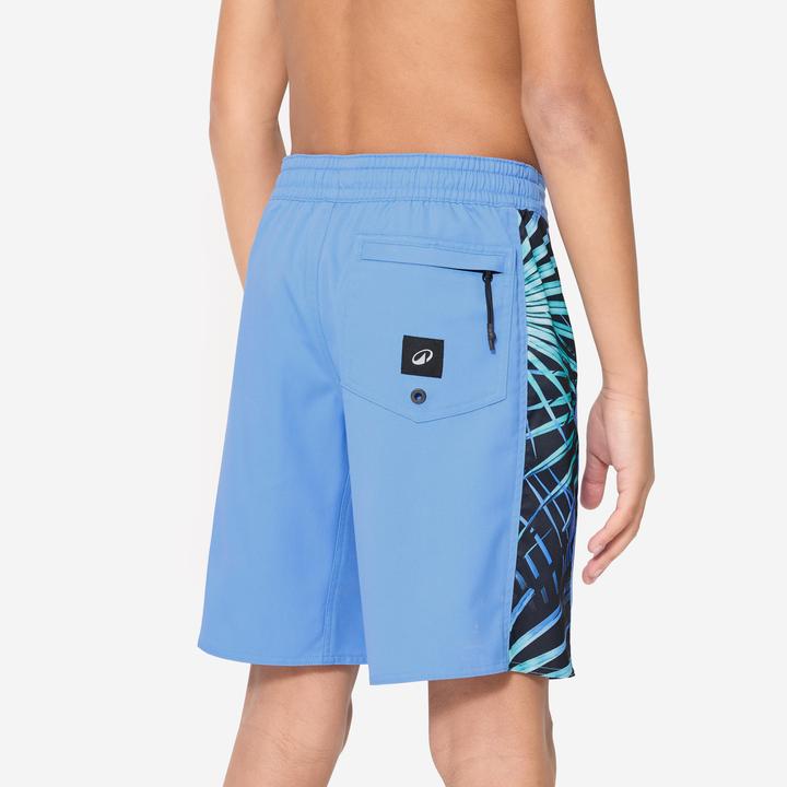 Actual product image Olaian Boardshorts Surfen Jungen 900 Band blau (140)