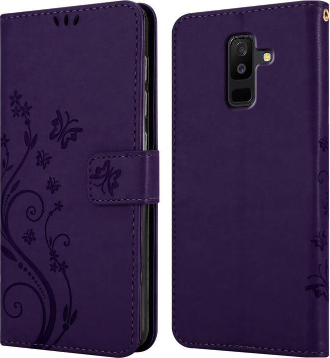 Image du produit Cadorabo Couverture du livre de fleurs (Samsung Galaxy A6+)