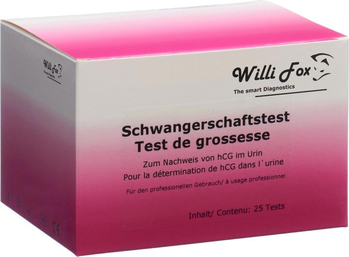 Willi Fox Test de grossesse urinaire (25 pcs) (25 x)