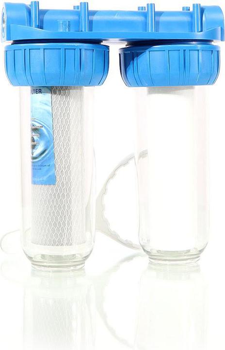 Produktbild Naturewater NW-BR10B3 Doppelfilter Wasserfilter 26,16mm 3/4" Sediment Aktivkohle (2 x)