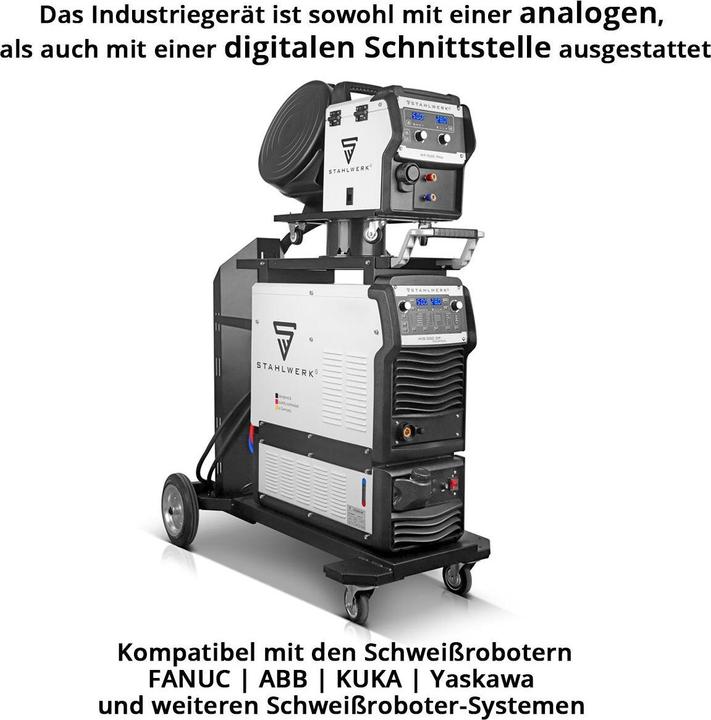 Produktbild Stahlwerk Industrie-Schweissgerät MIG MAG 500 DP IGBT Inverter mit 500 Ampere