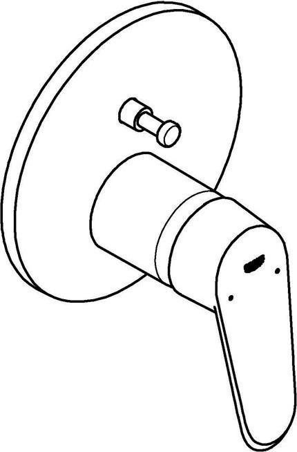 Produktbild Grohe Eurodisc Cosmopolitan Einhand-Wannenbatterie