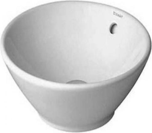 Immagine prodotto Duravit Lavabo da appoggio BACINO m ÜL o HLB d= 420mm senza foro per rubinetto bianco (420 mm, 420 mm)