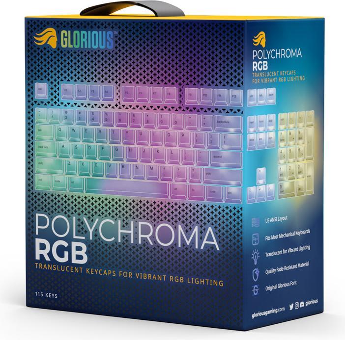 Produktbild Glorious PC Gaming Race Polychroma RGB Keycaps