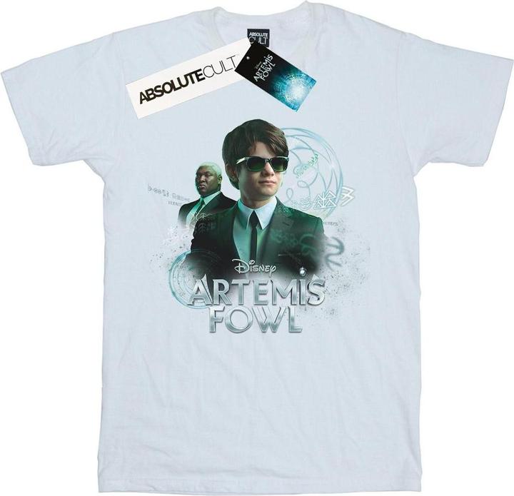 Disney Artemis Fowl Butler Poster Baumwolle Boyfriend TShirt (M)