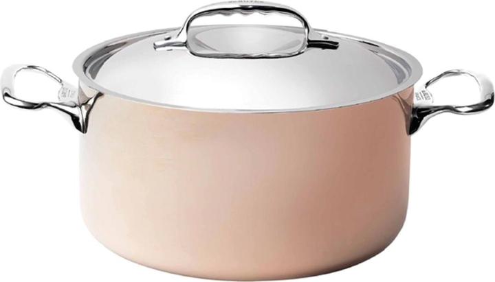 Image du produit de Buyer Inocuivre Casserole avec couvercle (16 cm, Casserole, Cuivre)