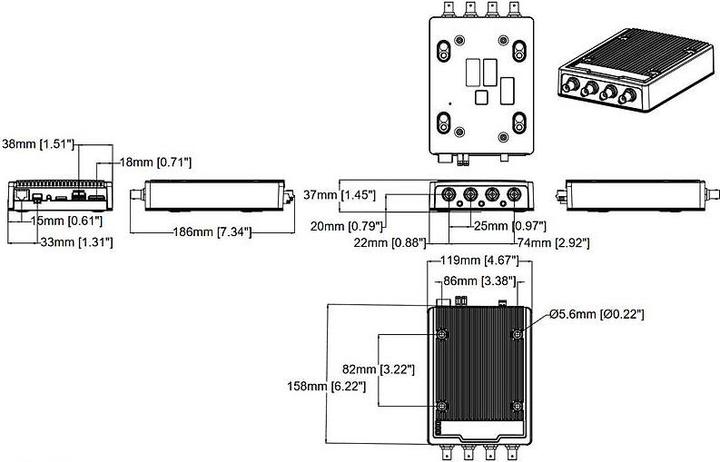 Actual product image Axis Encoder P7304 (Network Video Recorder (NVR))