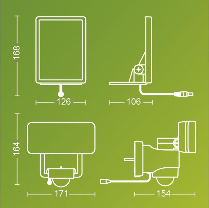 Actual product image Philips Outdoor Ultra Efficient Solar Tylus (1000 lm, IP44)