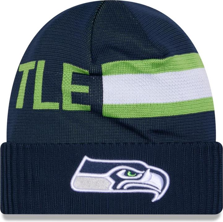 New Era NFL Sideline Tech Knit Mütze - Seattle Seahawks