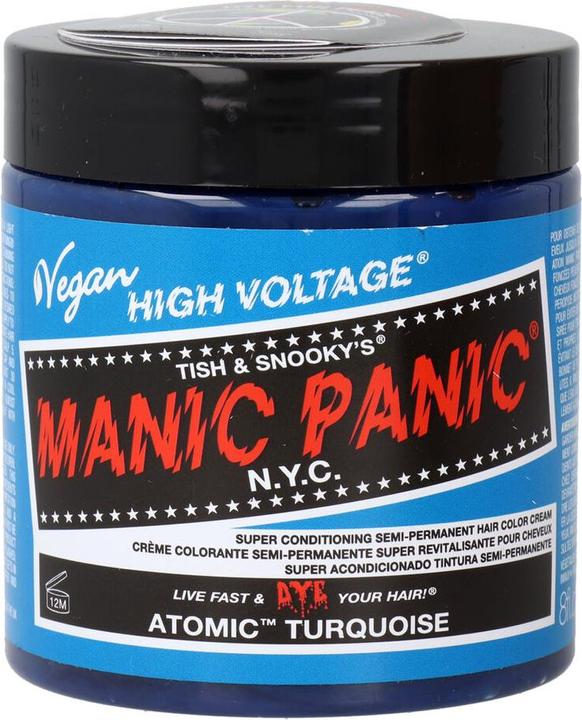 Immagine prodotto Skybound Tintura per capelli classica in crema ad alta tensione 8 once di turchese atomico (Turchese atomico)