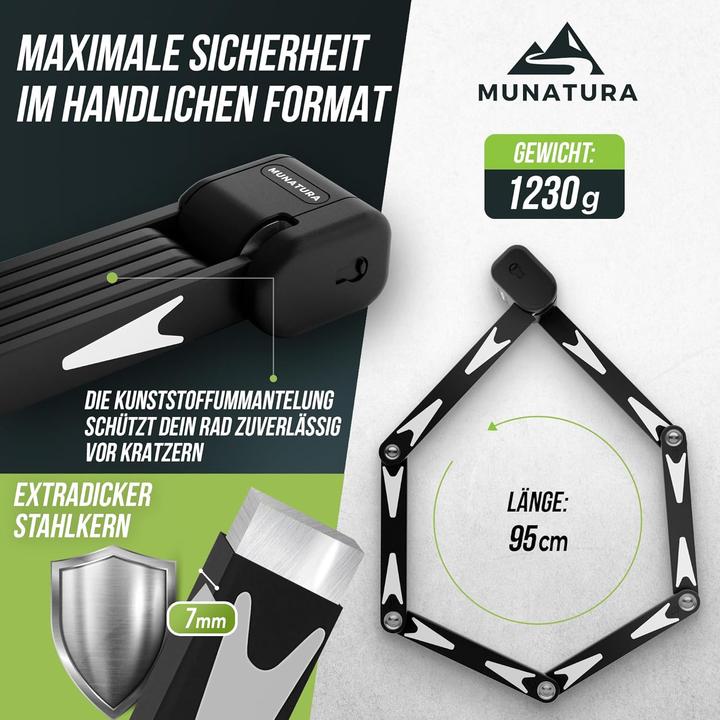 Produktbild Munatura Faltschloss (95 cm)