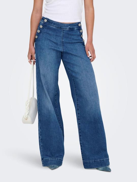 Actual product image Only ONLMADISON Hohe Taille Weiter Beinschnitt Jeans Jeans mit weitem Bein (W32/L30)