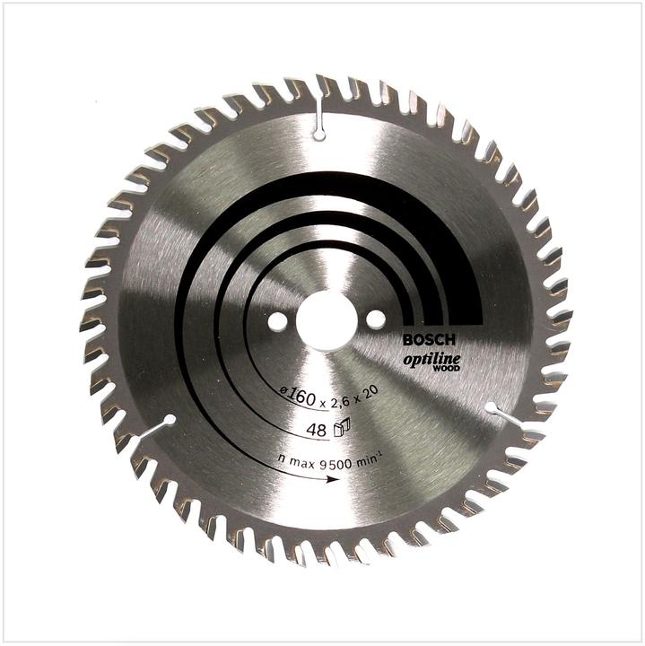 Actual product image Bosch Professional Zubehör PRO Wood circular saw blade, 160 x 2.6 x 20 mm