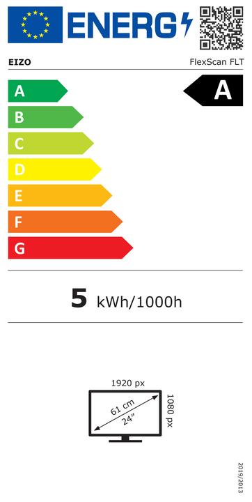 Energie-Label Eizo FLT FlexScan (1920 x 1080 Pixel, 23.80")