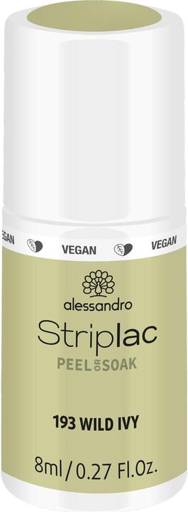 Alessandro Striplac Peel or Soak (193 Wildy Ivy, Gel-Effekt Nagellack)