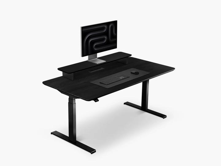 Actual product image Balolo Desk Cockpit All Black (Massiv) Schreibtisch