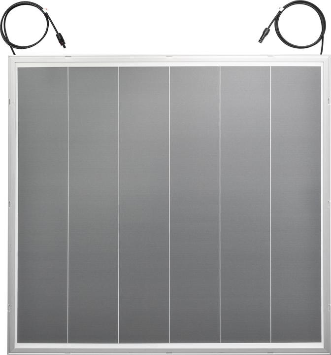 Actual product image Autosolar Balkonkraftwerk mit weiss/grau Nadelstreifen (600 W)