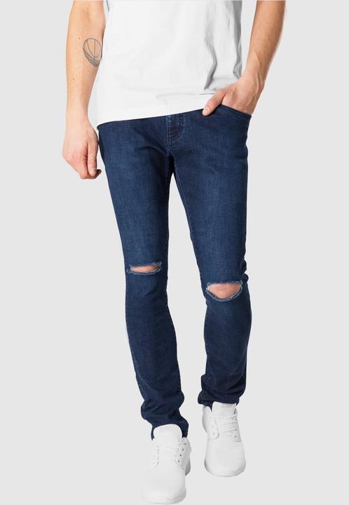 Image du produit Urban Classics Slim Fit Knee Cut Denim Pants (34)