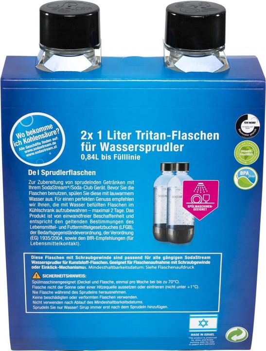SodaStream Duopack 1L Kunststoffflasche Regular